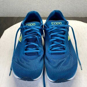TOPO‎ DESIGNS Magnifly 5 Running Shoes Blue Green Size 11.5 Men's